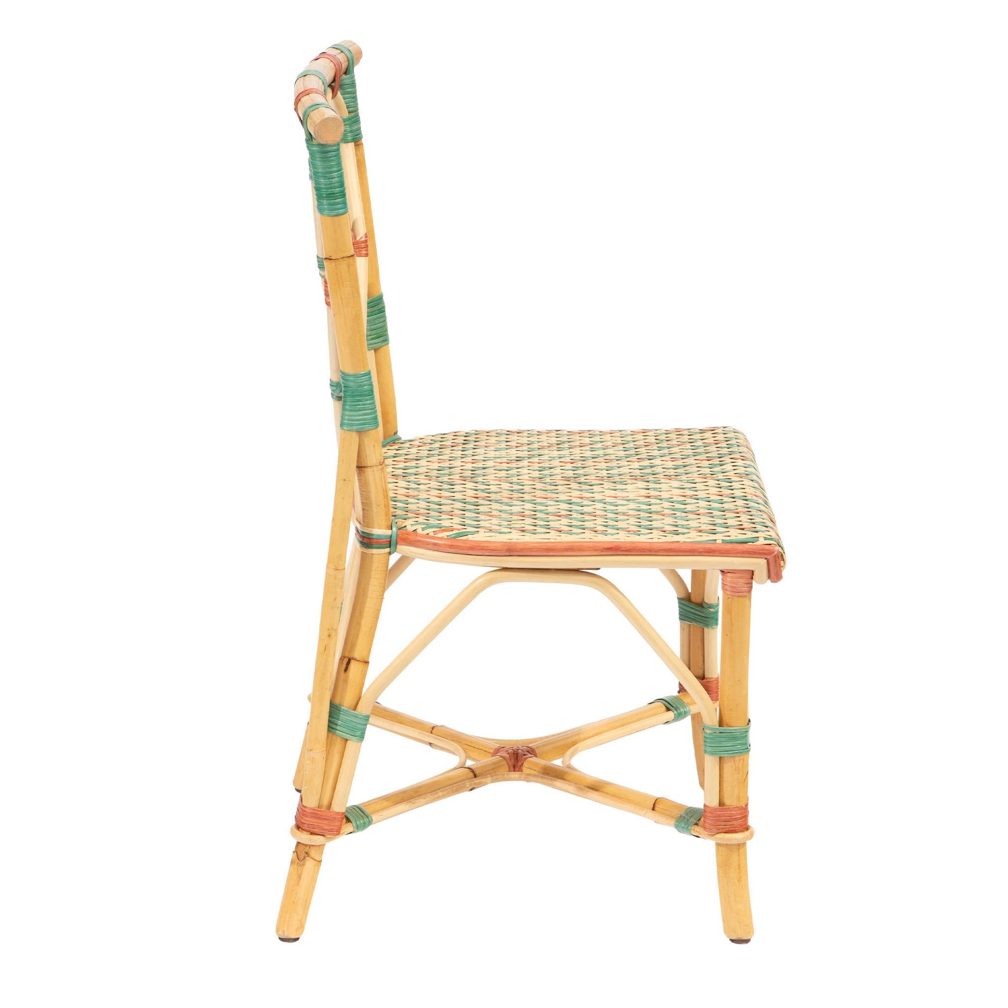 Juliette-Rattanstuhl von Creel and Gow (Marokkanisch) im Angebot