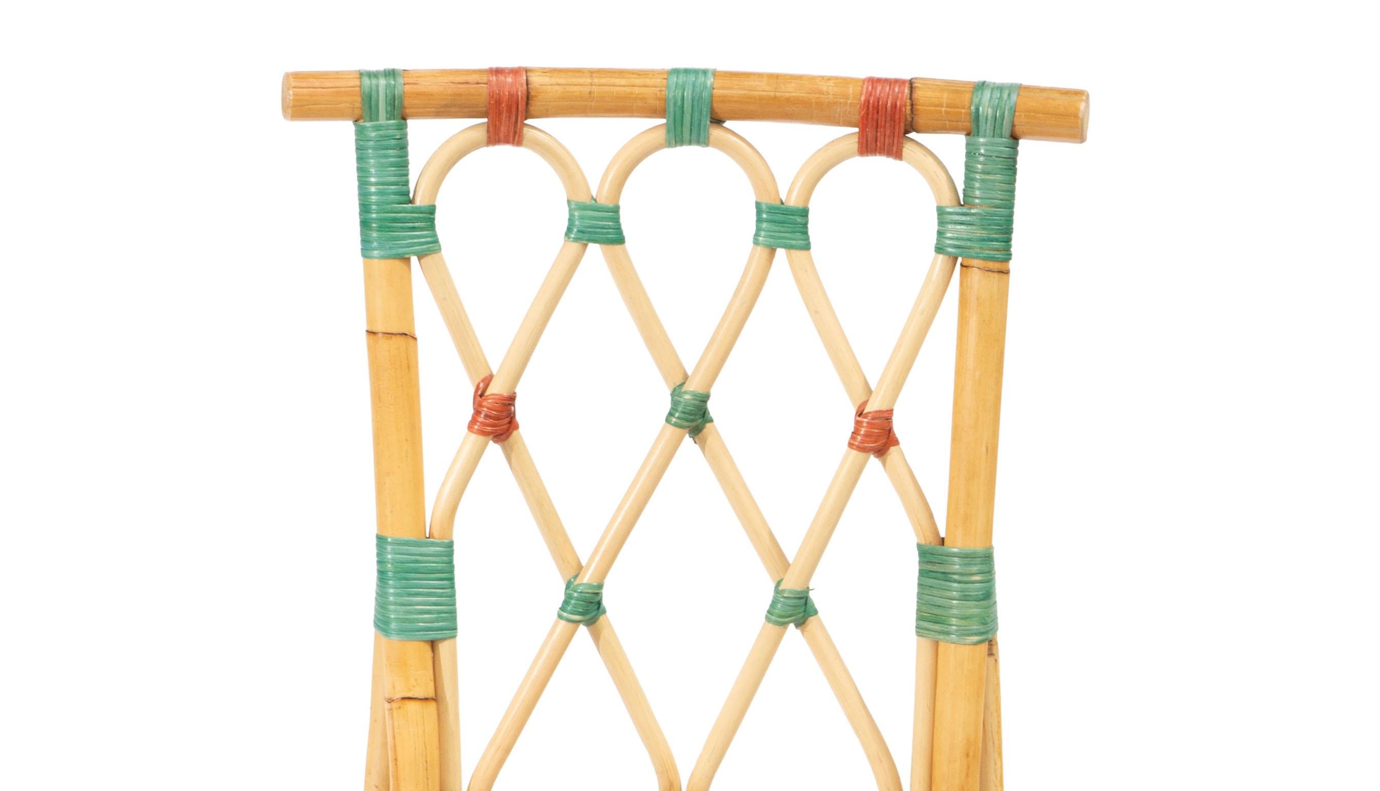 Juliette-Rattanstuhl von Creel and Gow im Angebot 1