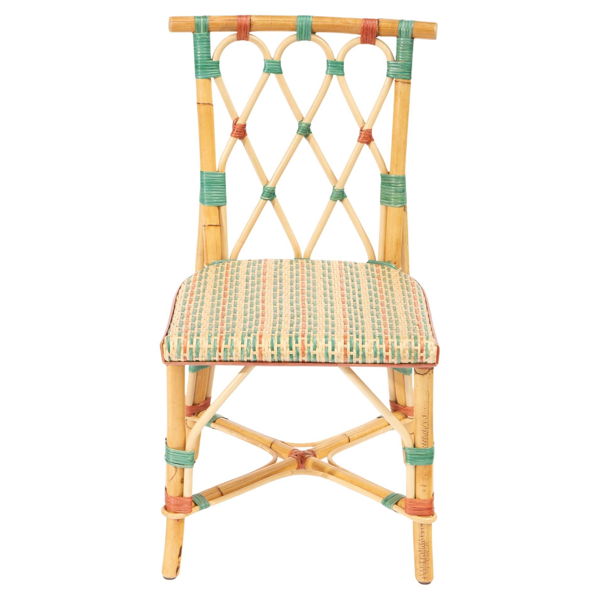 Juliette Rattan Chair by Creel and Gow