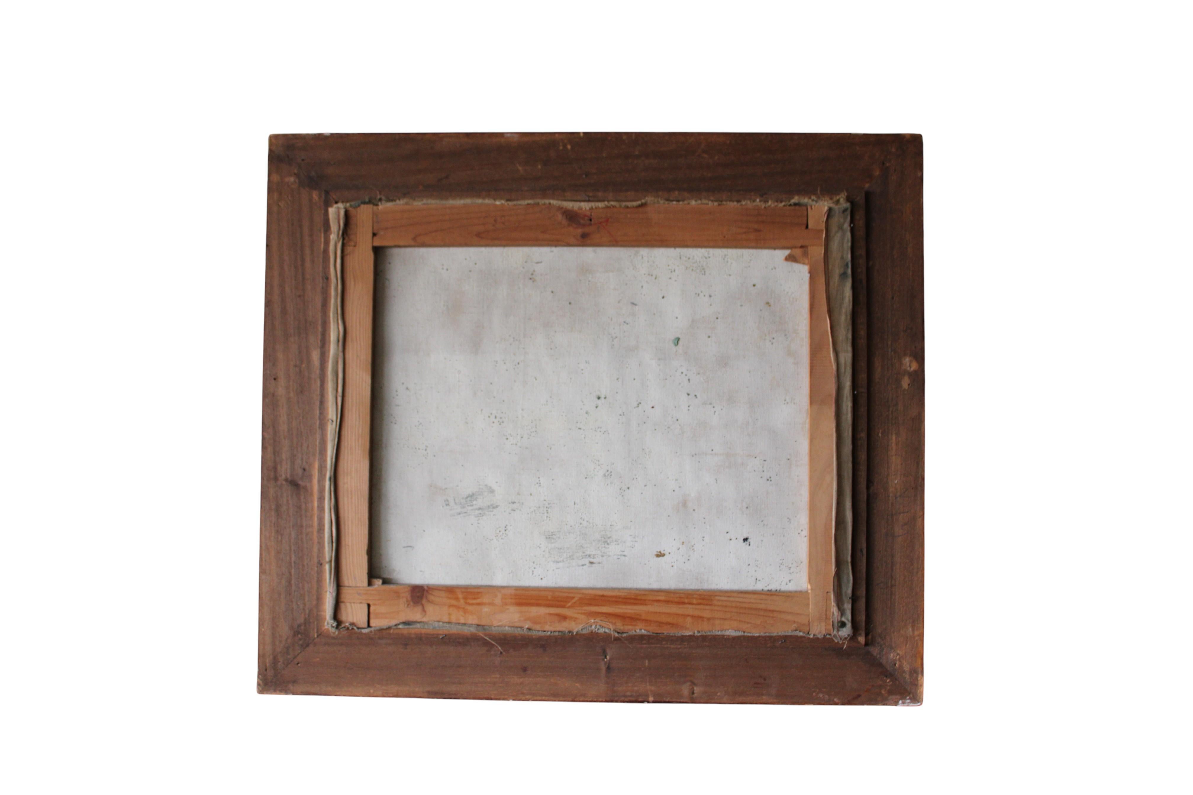 Großes Ölgemälde einer Häuserlandschaft des spanischen Künstlers Julián Ugarte Munozabal im Angebot 12