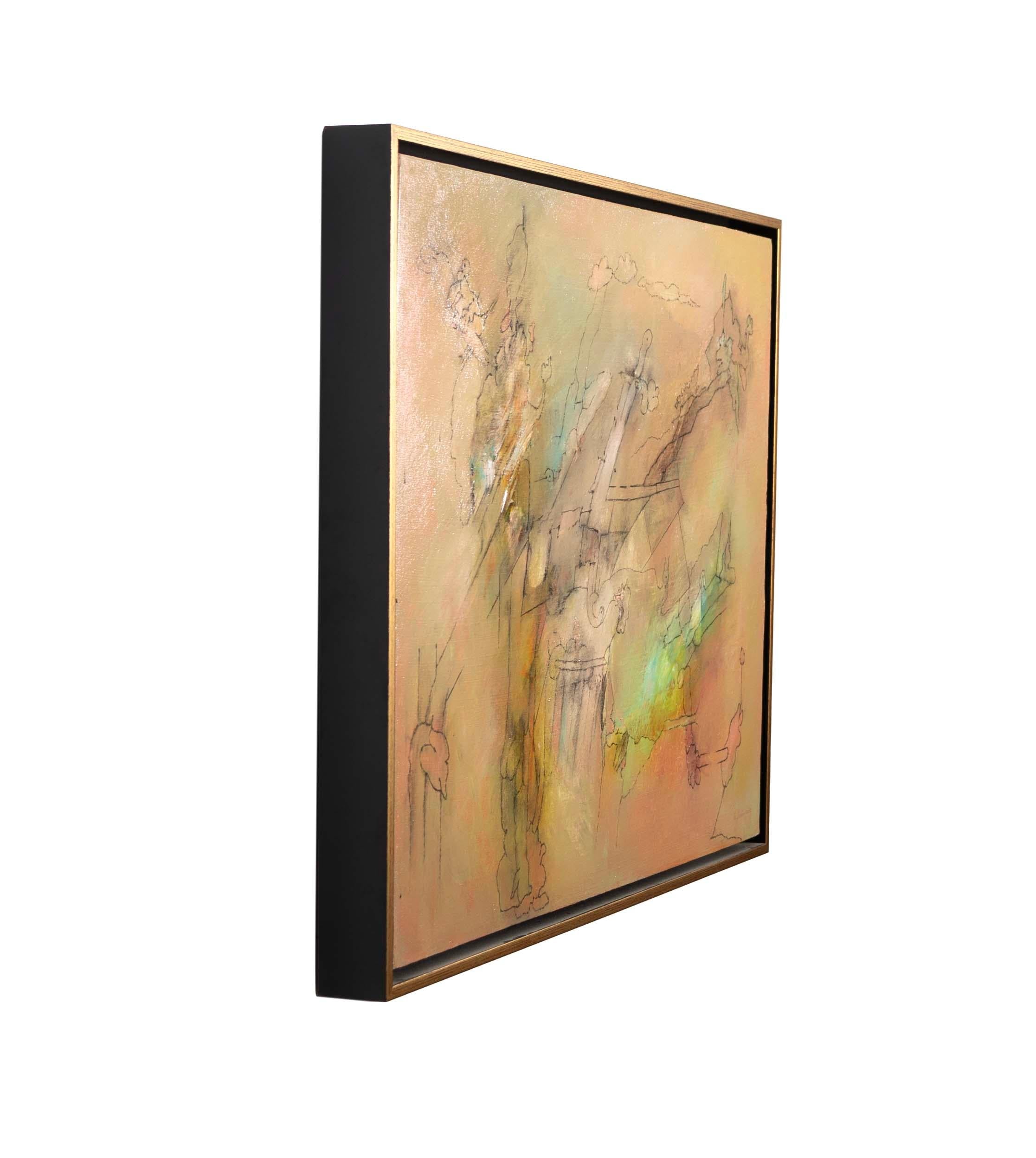 Julio daCunha Signiert Moderne Abstrakte Figurative Ölgemälde auf Leinwand 2010 (21. Jahrhundert und zeitgenössisch) im Angebot