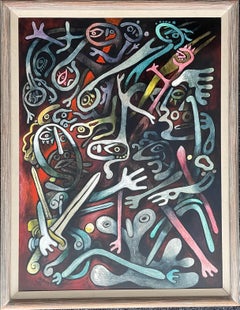Il Mago dipinto a olio e tempera da Julio de Diego