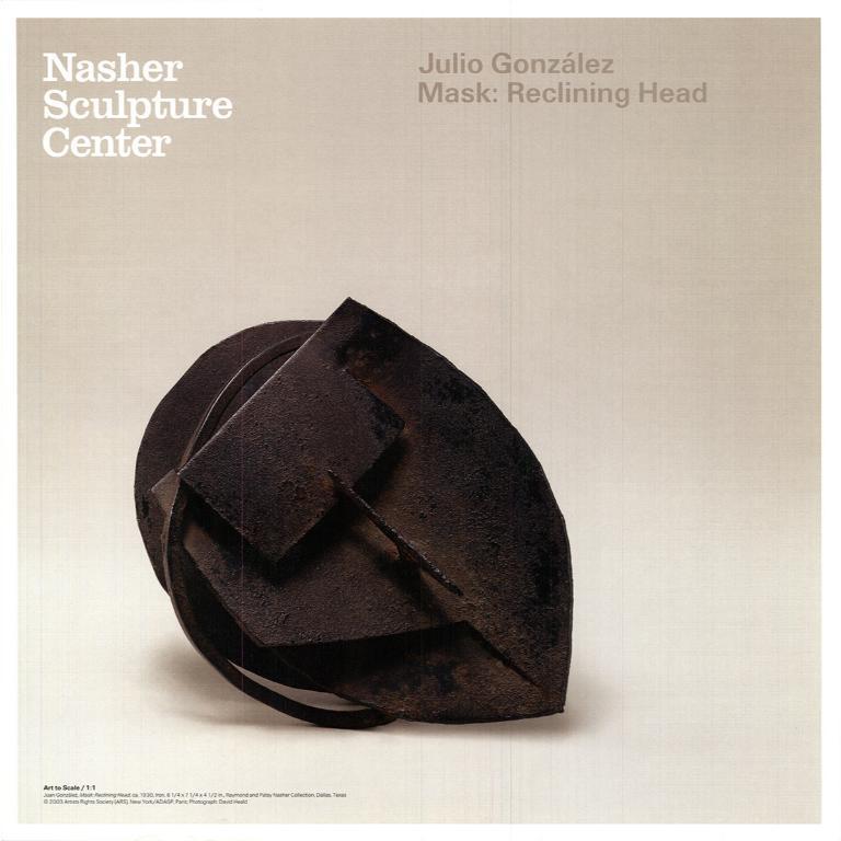 Julio Gonzalez 'Mask: Reclining Head' 2003- Offset Lithograph - Print by Julio González