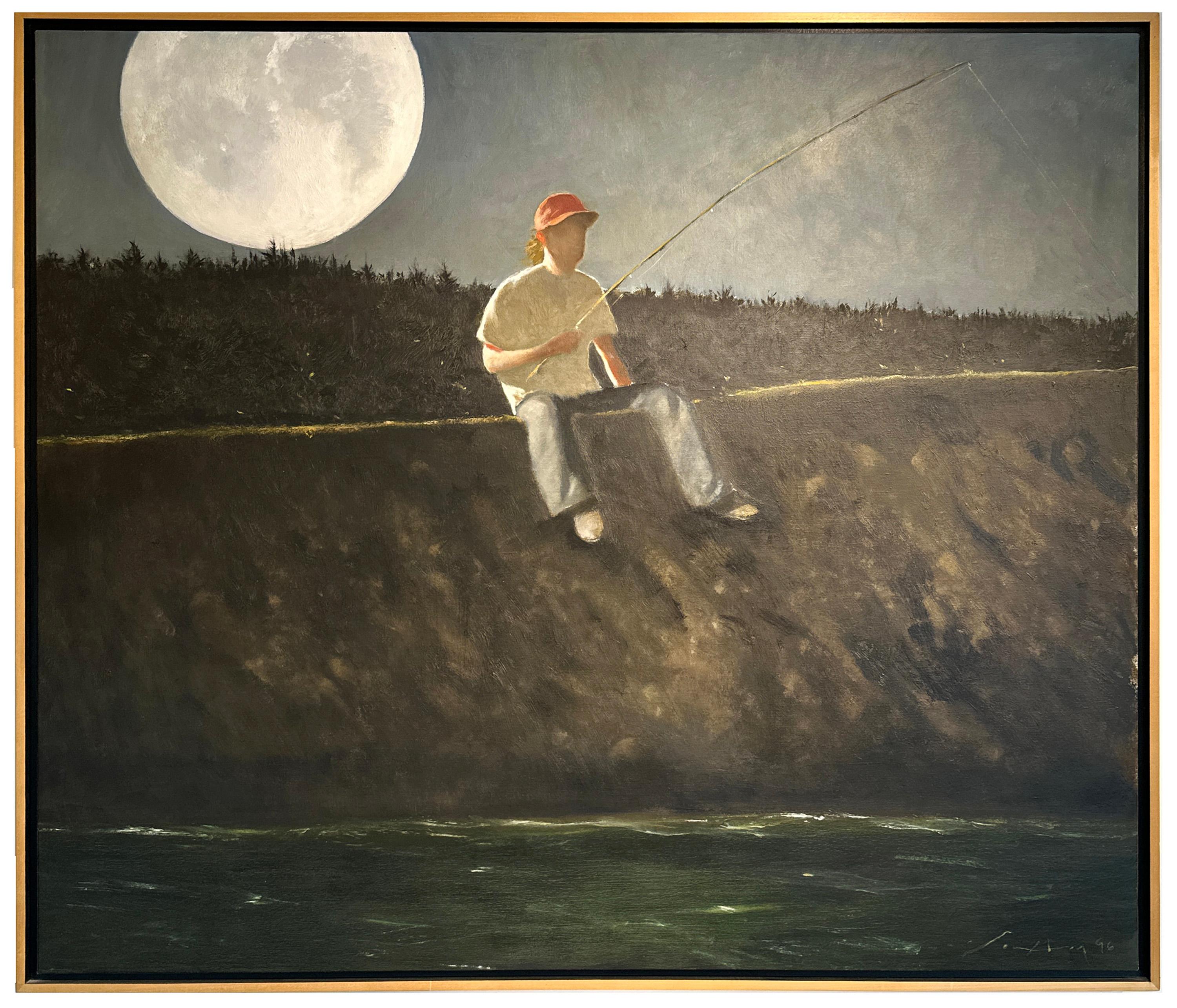 Mad River - Painting by Julio Larraz