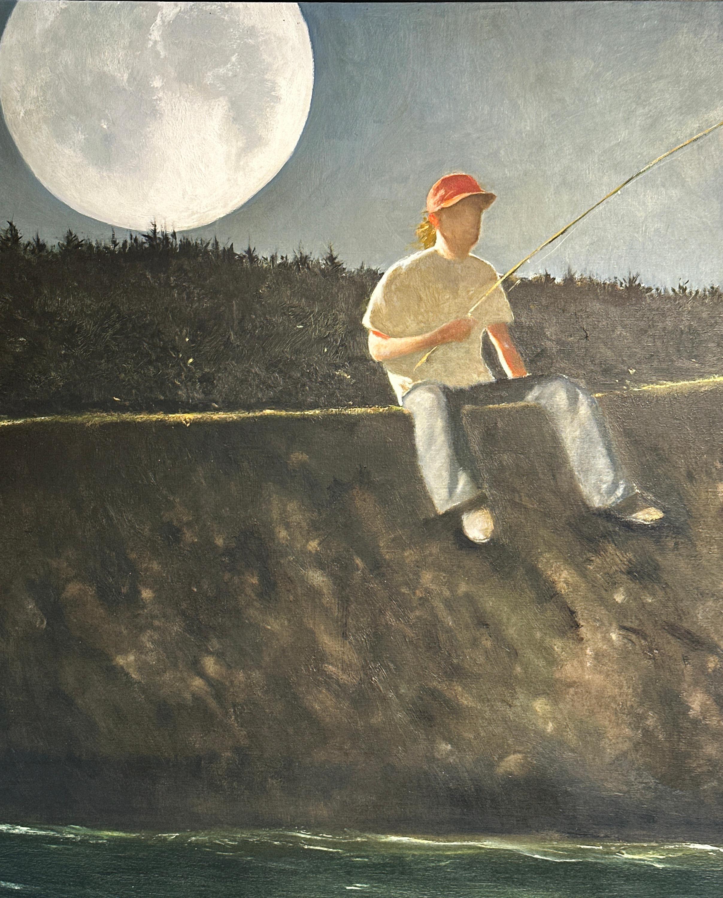 Mad River - Contemporary Painting by Julio Larraz