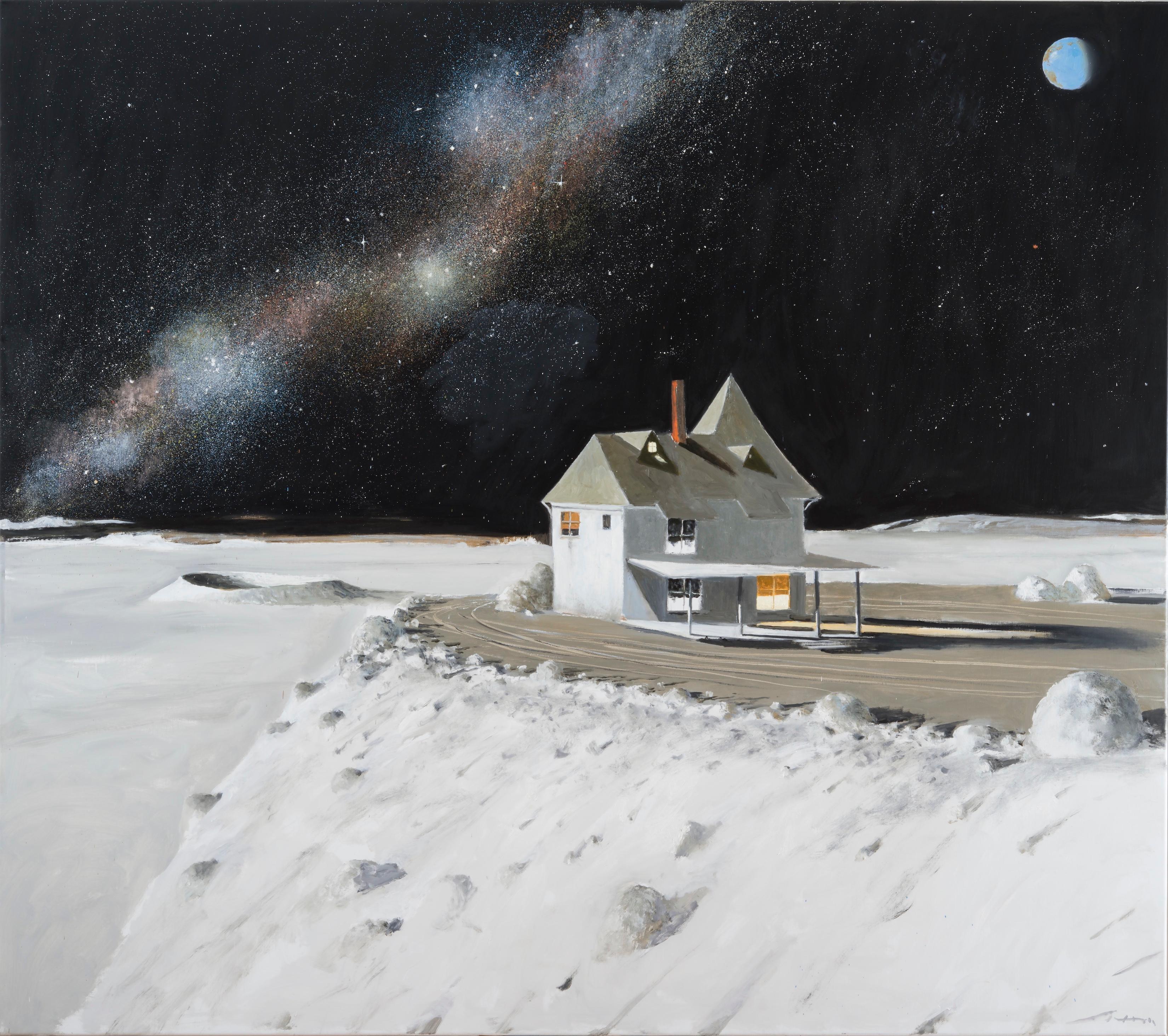 Pacem in Terris – Painting von Julio Larraz