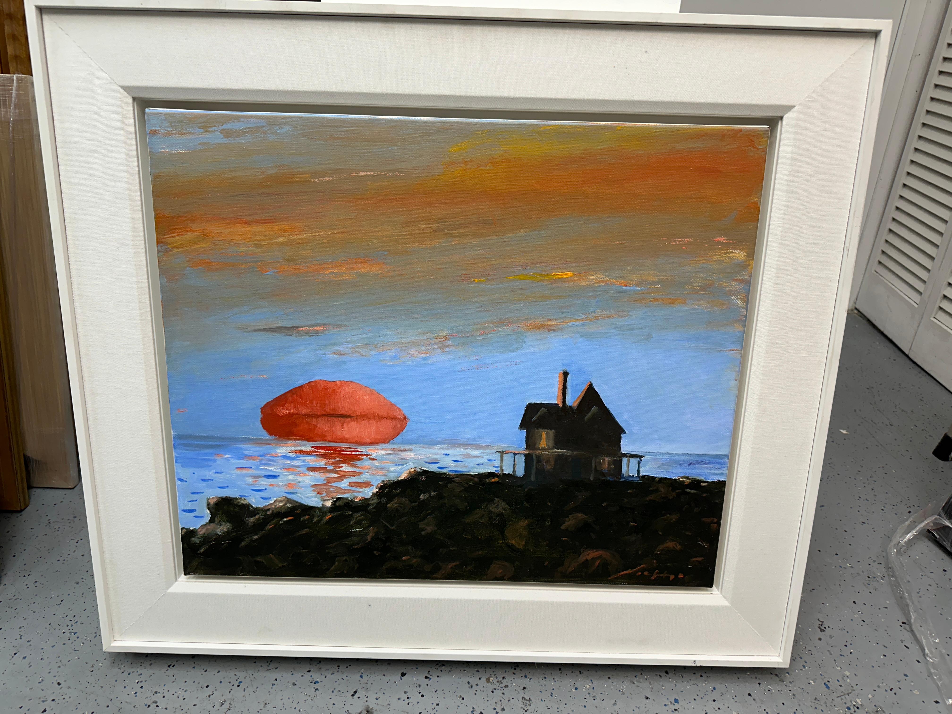 La fine di una giornata molto lunga - Painting di Julio Larraz