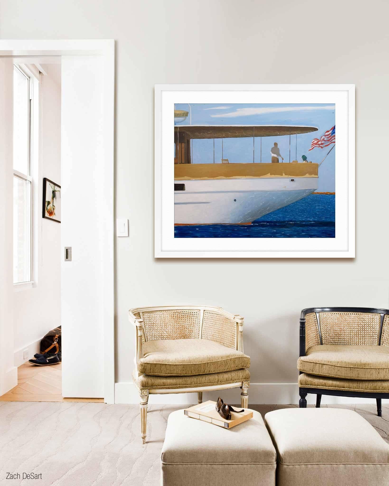 SU QUESTO PEZZO: Julio Larraz è un disegnatore esperto, che tratteggia abilmente i suoi soggetti e li ravviva con colori vivaci. Larraz è riconosciuto per la sua tecnica precisa e dettagliata, la sua immaginazione e il suo tocco sottile.  

SU