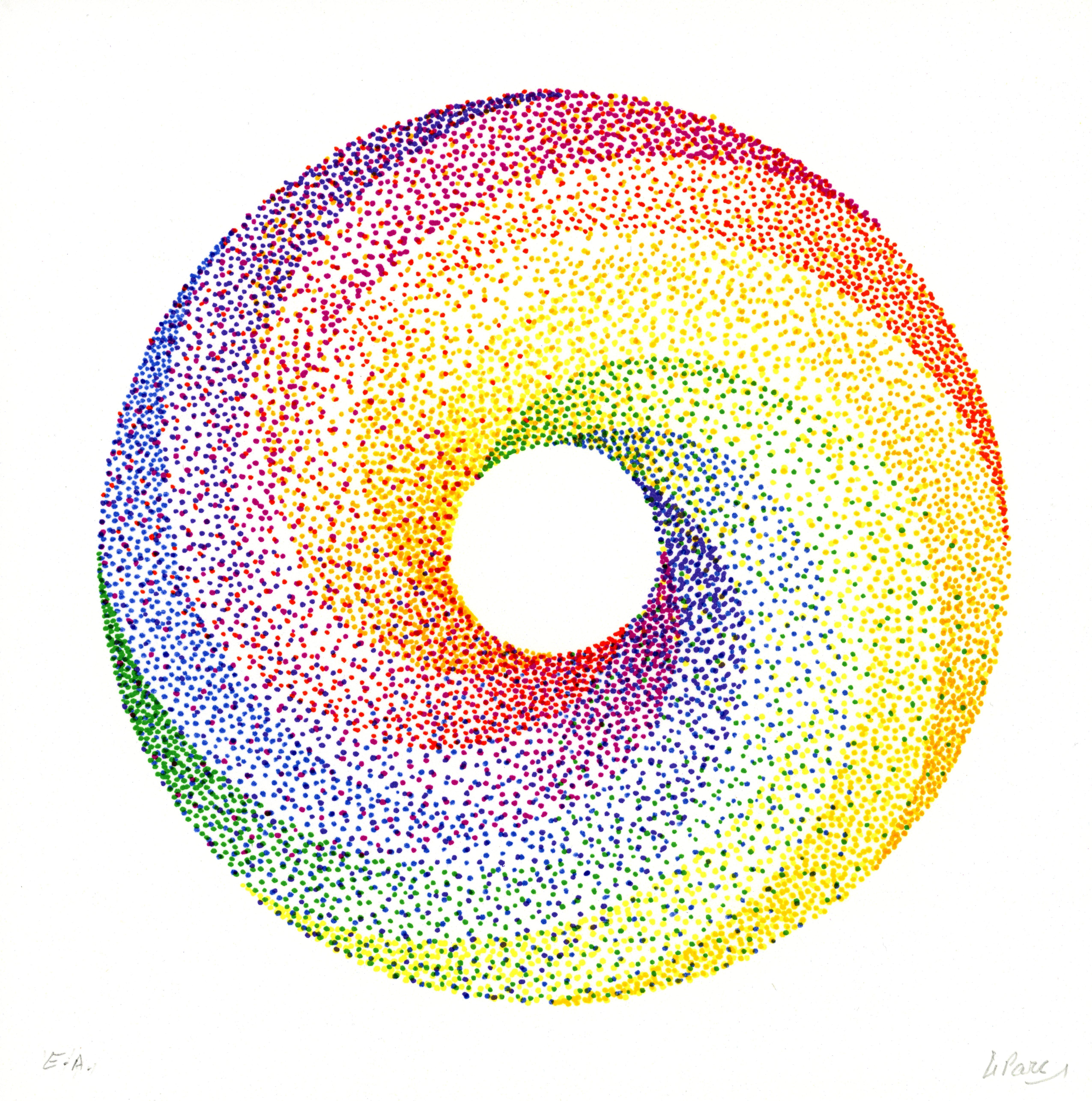 Julio Le Parc Abstract Print - ALCHIMIE 08