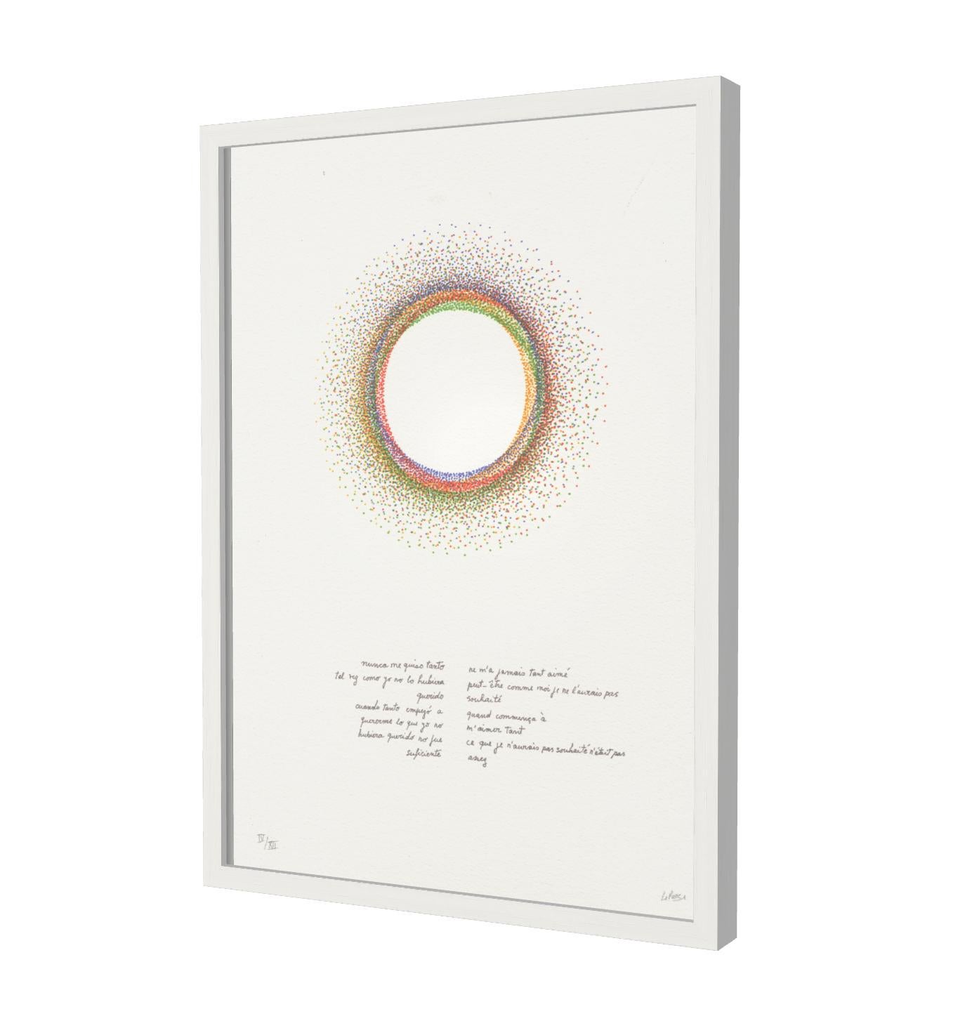 ALCHIMIE & POESIE 2 - Gray Abstract Print by Julio Le Parc
