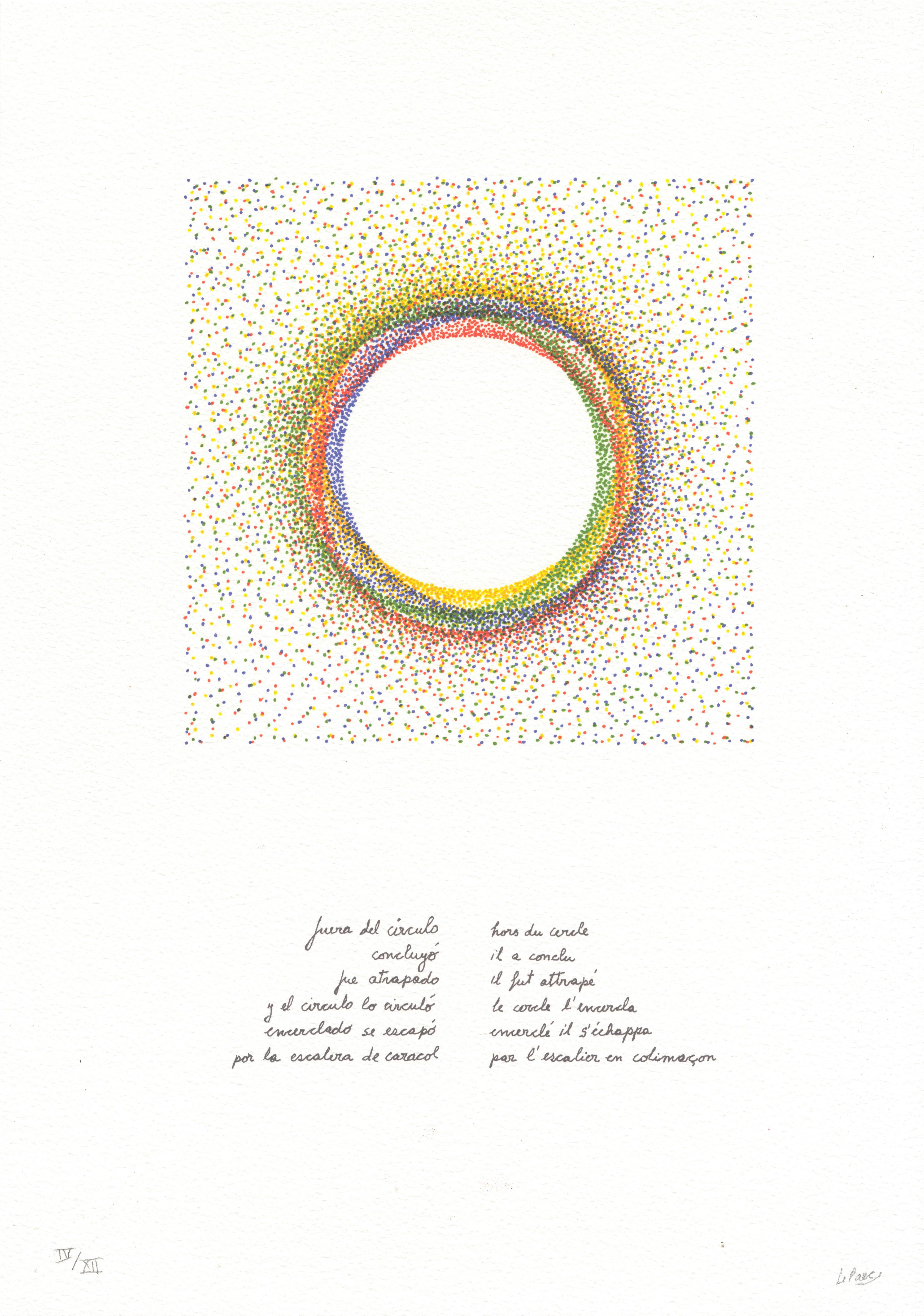 Julio Le Parc Abstract Print - ALCHIMIE & POESIE 4