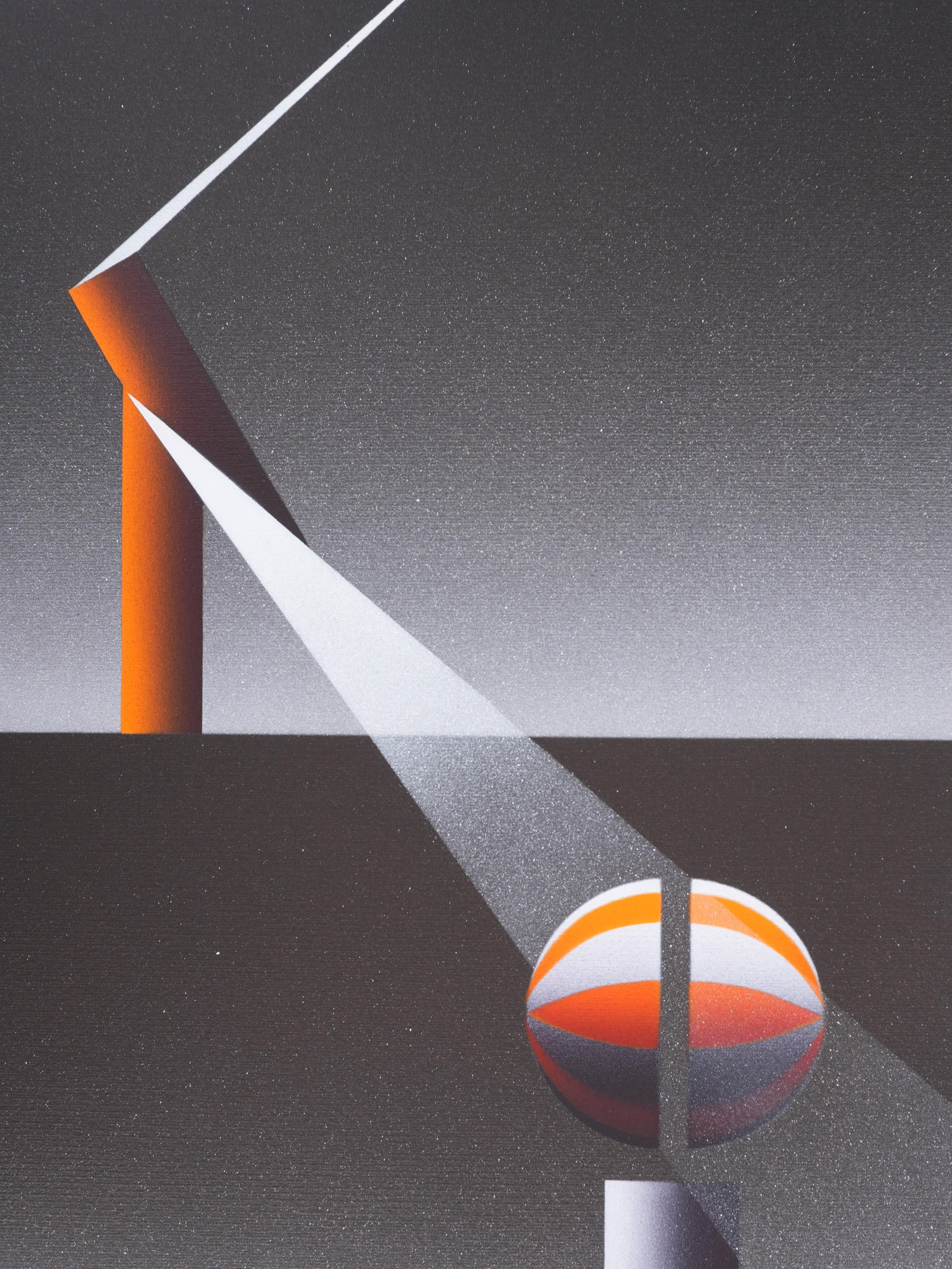 Diffrazione (Trasformazione) - Litografia originale, firmata e numerata /100 - Print American Modern di Julio Le Parc