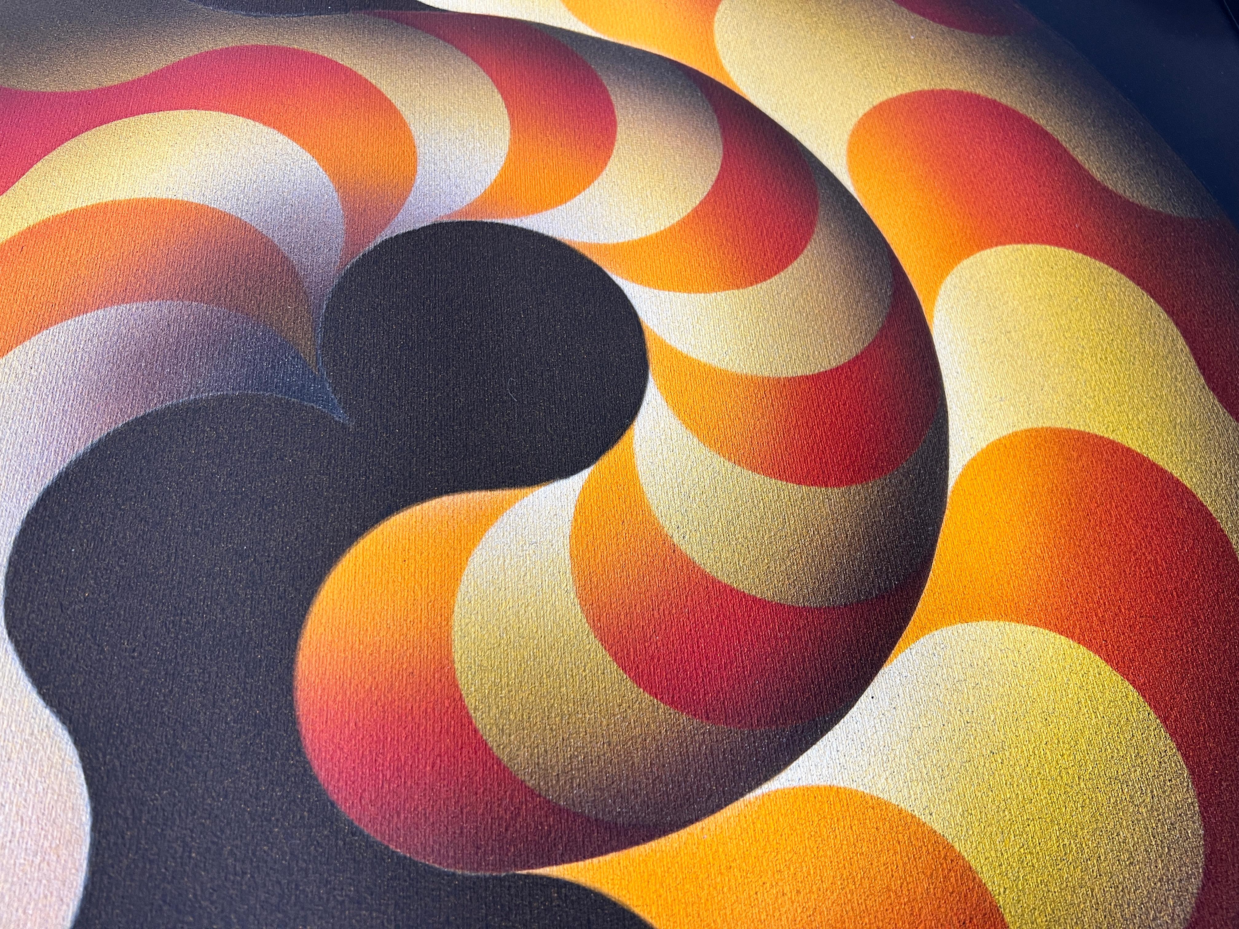Julio Le Parc (1928) - Pochoir on paper - 1992 For Sale 4
