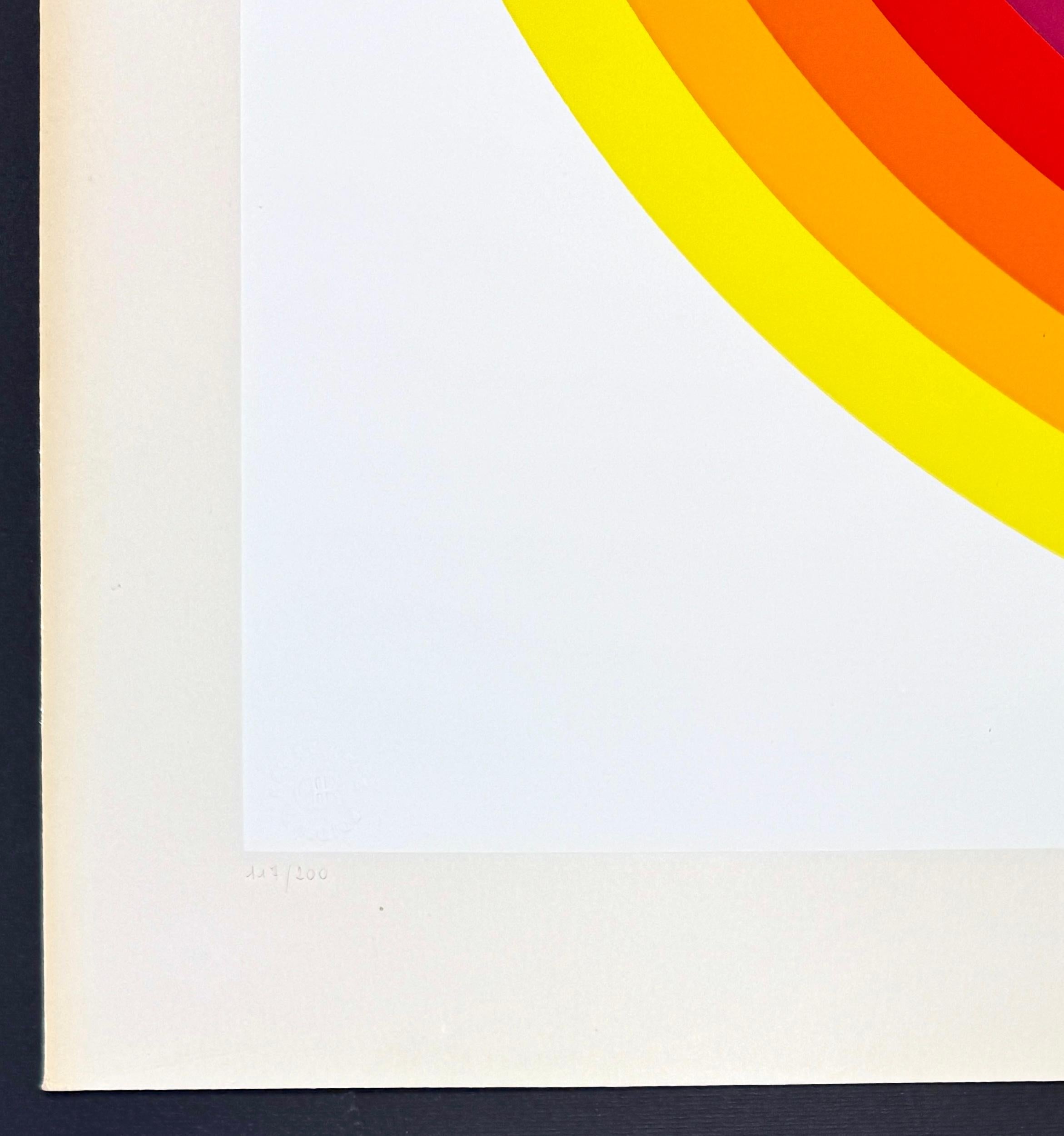 Julio Le Parc (1928) - Serigrafía sobre papel - 1971 en venta 4