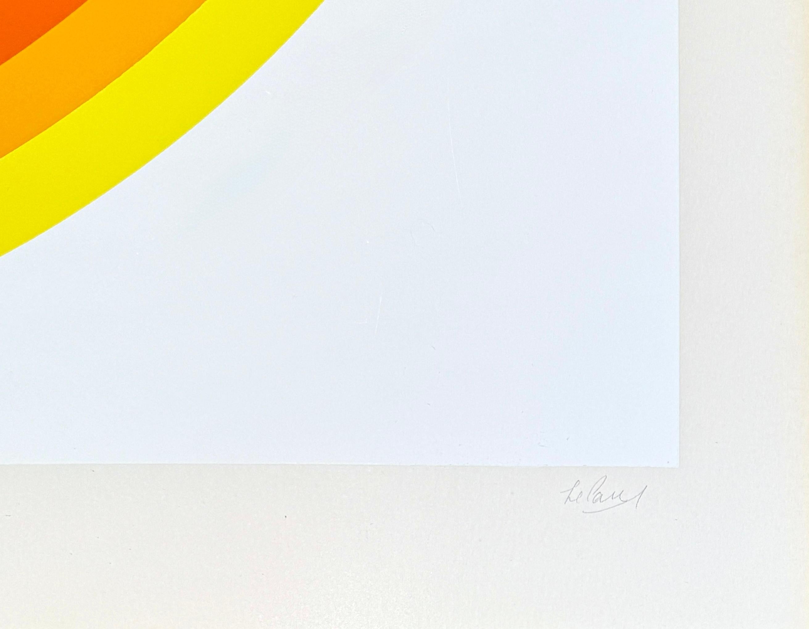 Julio Le Parc (1928) - Serigrafía sobre papel - 1971 en venta 5