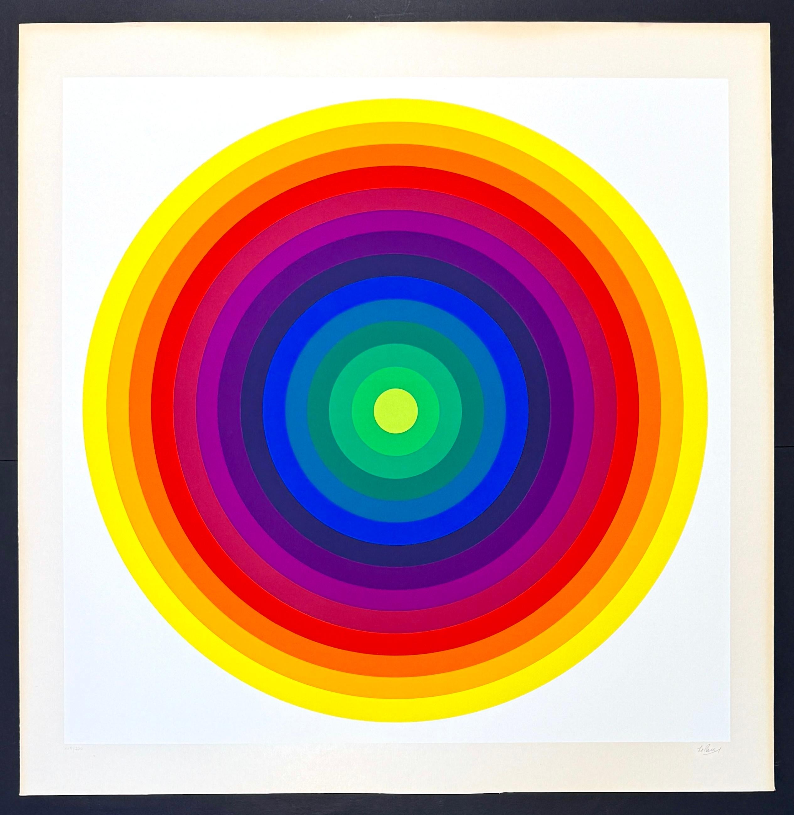 Julio Le Parc (1928) - Serigrafía sobre papel - 1971 en venta 6