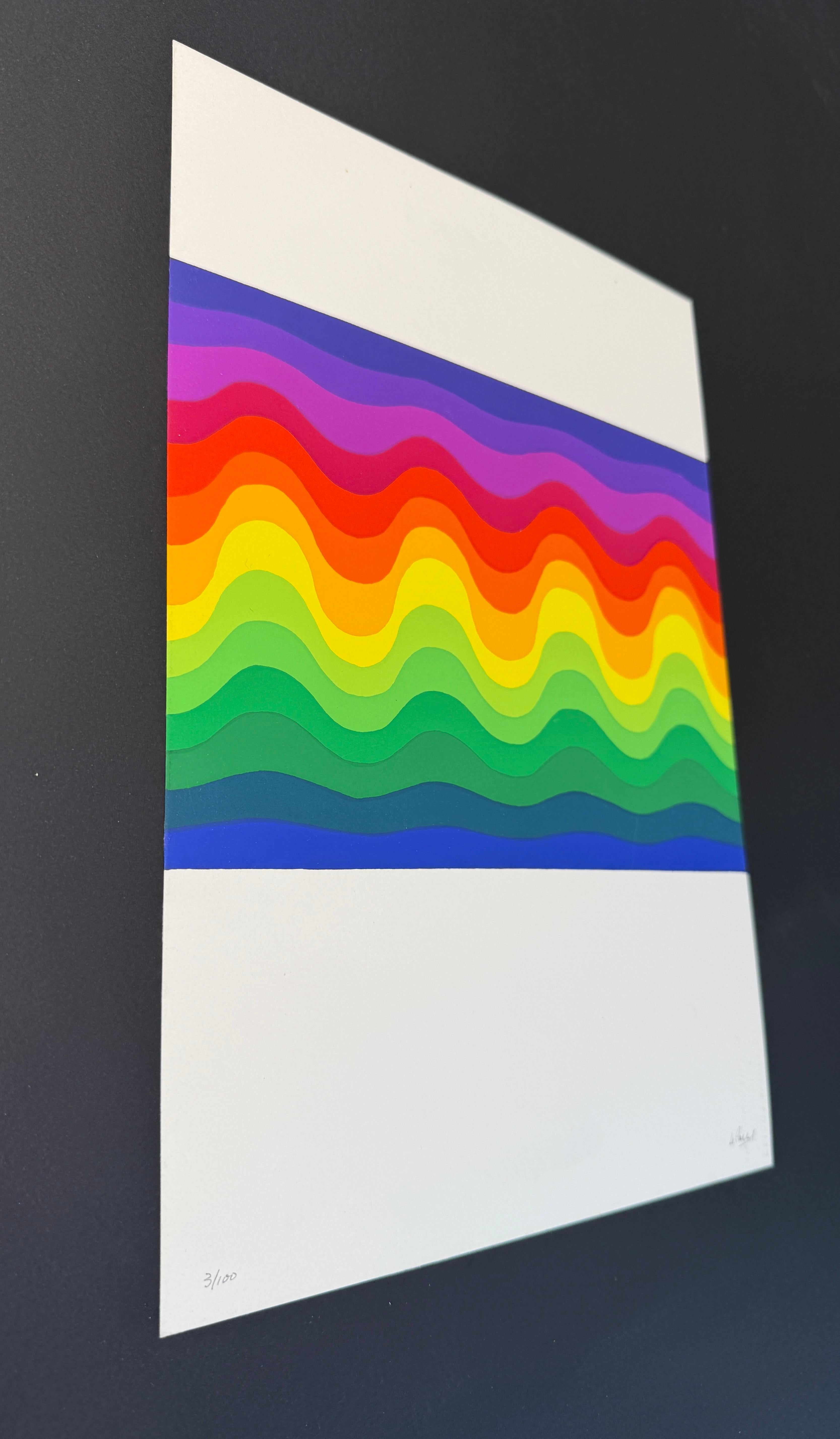 Julio Le Parc - Sans titre - Sérigraphie sur papier - 1973 en vente 2