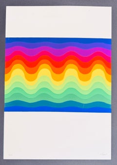 Julio Le Parc - Sans titre - Sérigraphie sur papier - 1973