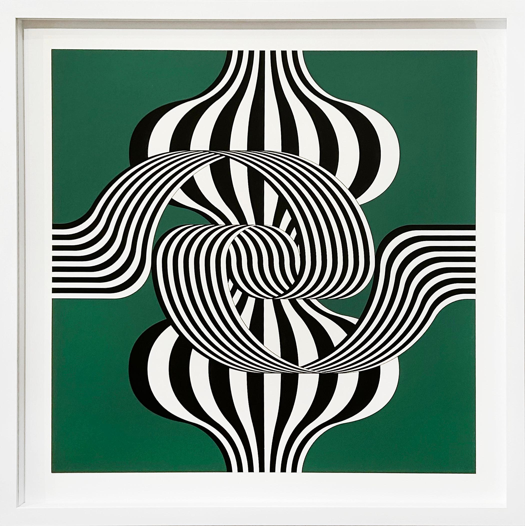 Larga Marcha, 4 BIFURCACIONES 5 – Print von Julio Le Parc