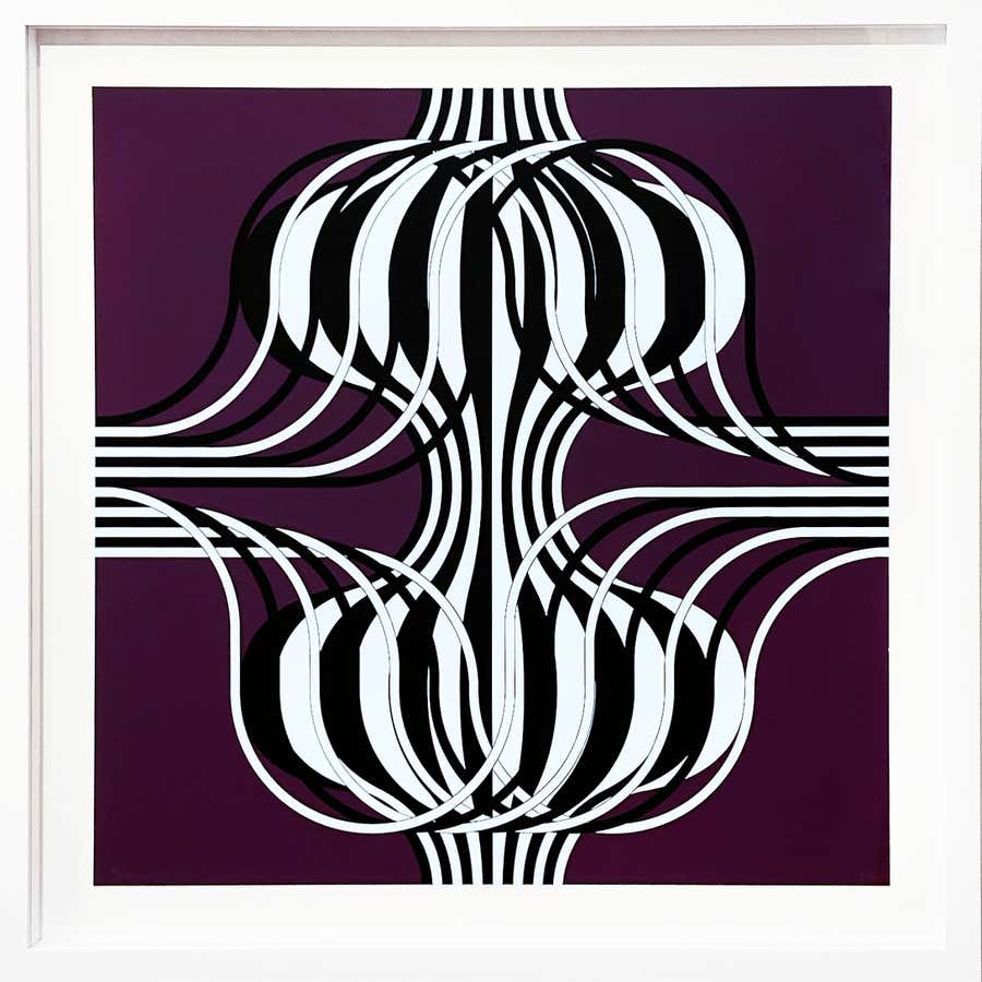 Julio Le Parc "Larga Marcha, 4 BIFURCACIONES 9"