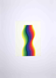 Optical n.3 - Original Screen Print by Julio Le Parc - 1976