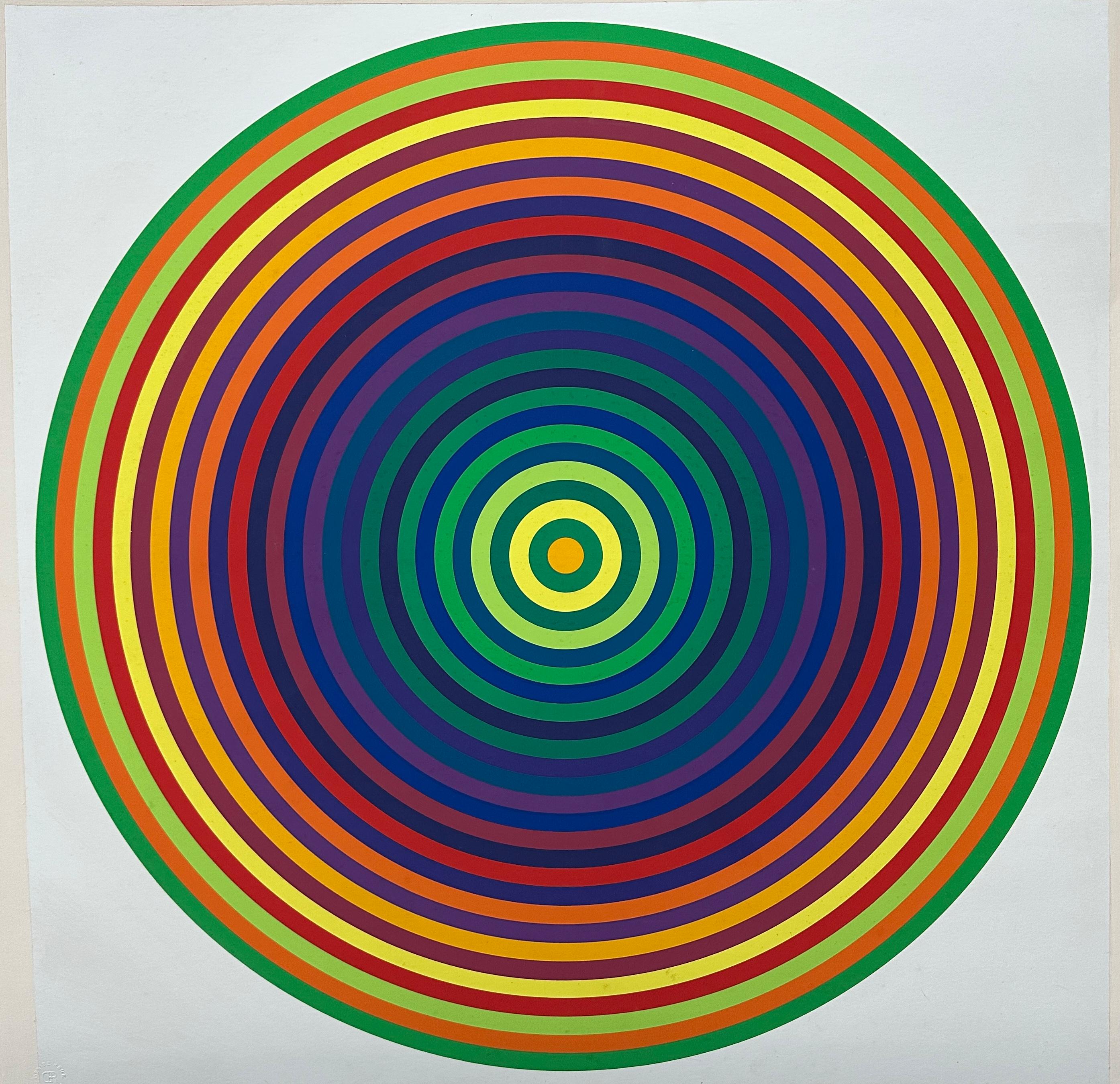 Julio Le Parc Abstract Print - Serie 23 no. 14-4, Serigraph, edition 157 of 200