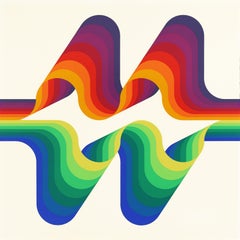 Sin título (Arco iris III) de La Longue Marche 1974