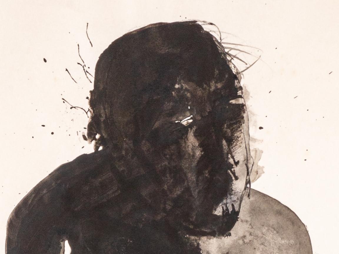 Júlio Resende, Encre sur papier (Tinta-da-China), signé et daté 1981 en vente 2