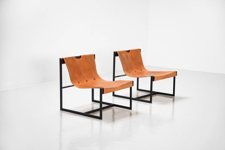 Julio Roberto Katinsky Sling Chairs, Brazil, 1959 For Sale at 1stDibs