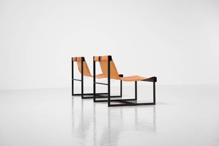 Julio Roberto Katinsky Sling Chairs, Brazil, 1959 For Sale at 1stDibs