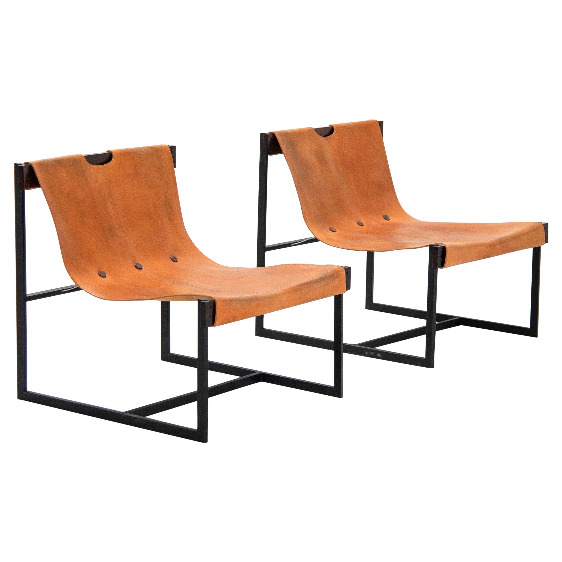 Chaises à bandoulière Julio Roberto Katinsky, Brésil, 1959 en vente