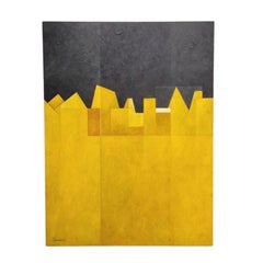 Enkaustik auf Wasserbasis „Lateral Movement“, Julio Sendino, 2019 – Zeitgenössische Kunst