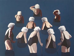 Departure - Large Format Painting, Contemporary Figurative Oil Painting, Realism