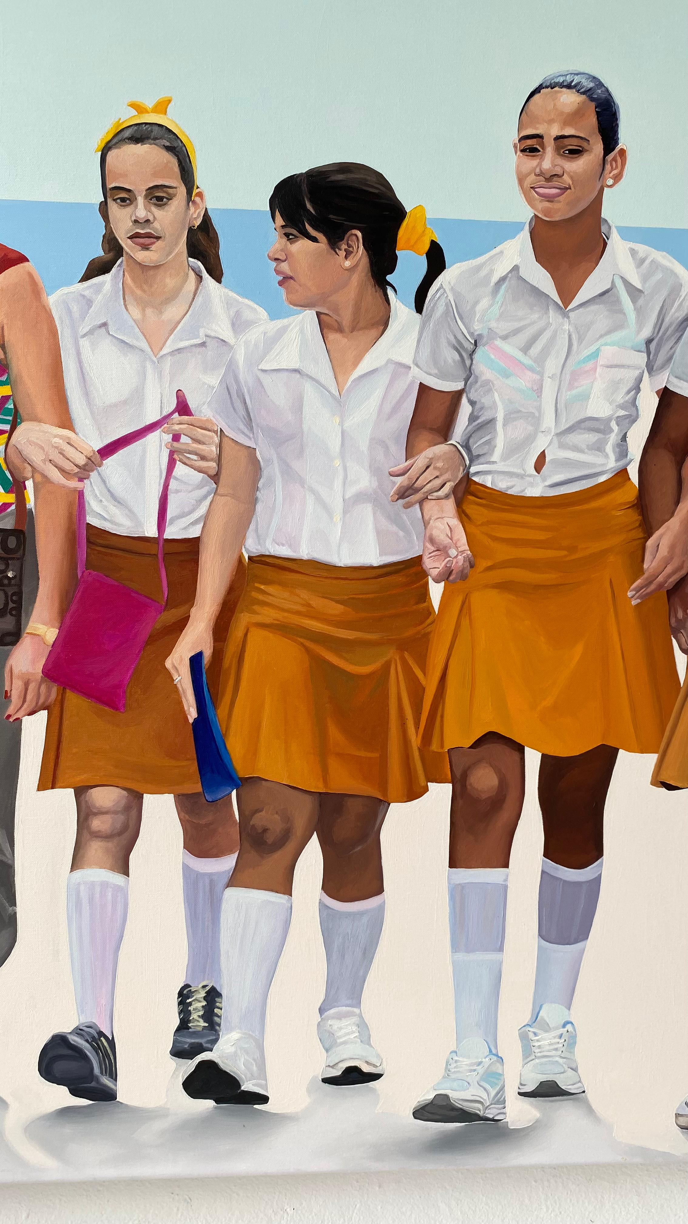 Femininity - Contemporary Figurative Oil Painting, Women Portrait, Realism For Sale 8