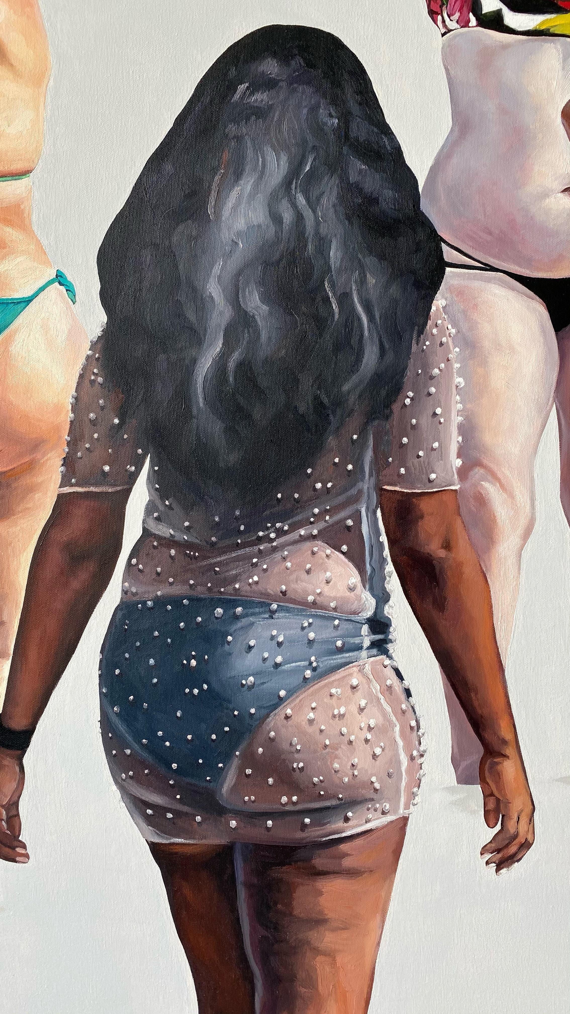 We Will Do It - Quadro di grande formato, pittura ad olio figurativa contemporanea in vendita 2