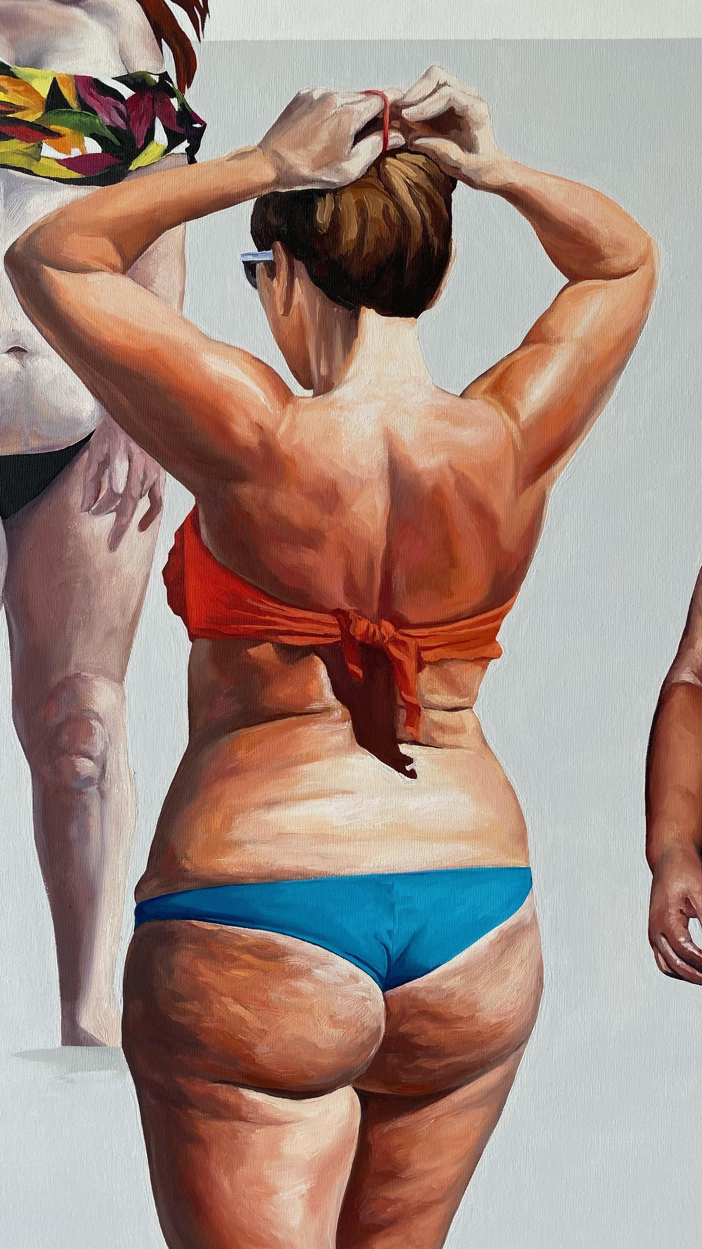 We Will Do It - Large Format Painting, Contemporary Figurative Oil Painting For Sale 7