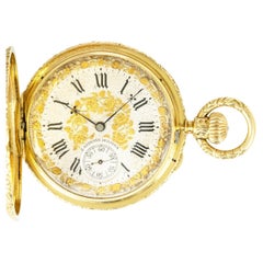 Julius Assmann. A Heavy Gold Full Hunter Pocket Watch C1880s
