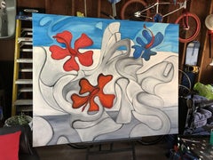 abstract design sold here!, Painting, Oil on Canvas