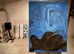 Blue Rothko, Painting, Oil on Canvas