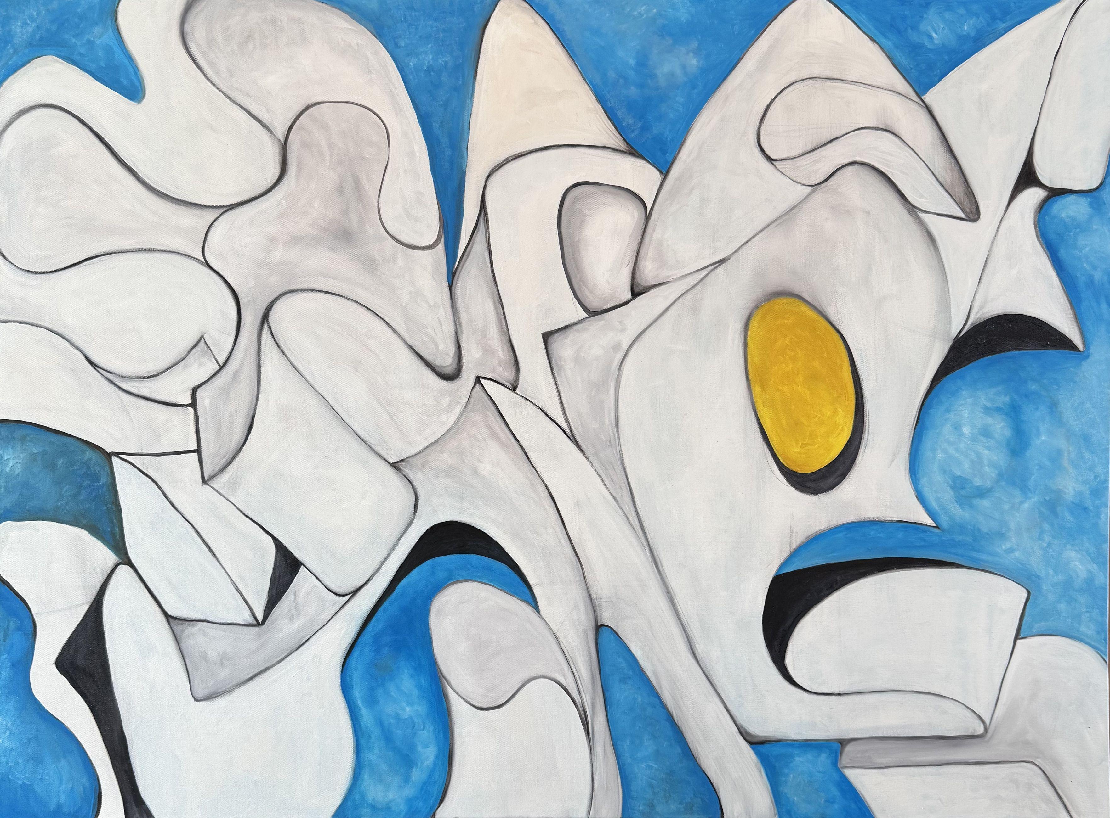 kiss off, Painting, Oil on Canvas