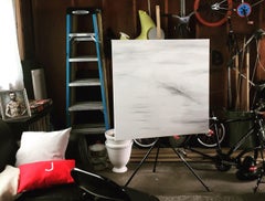 Peinture à l'huile sur toile « The Fine Line »