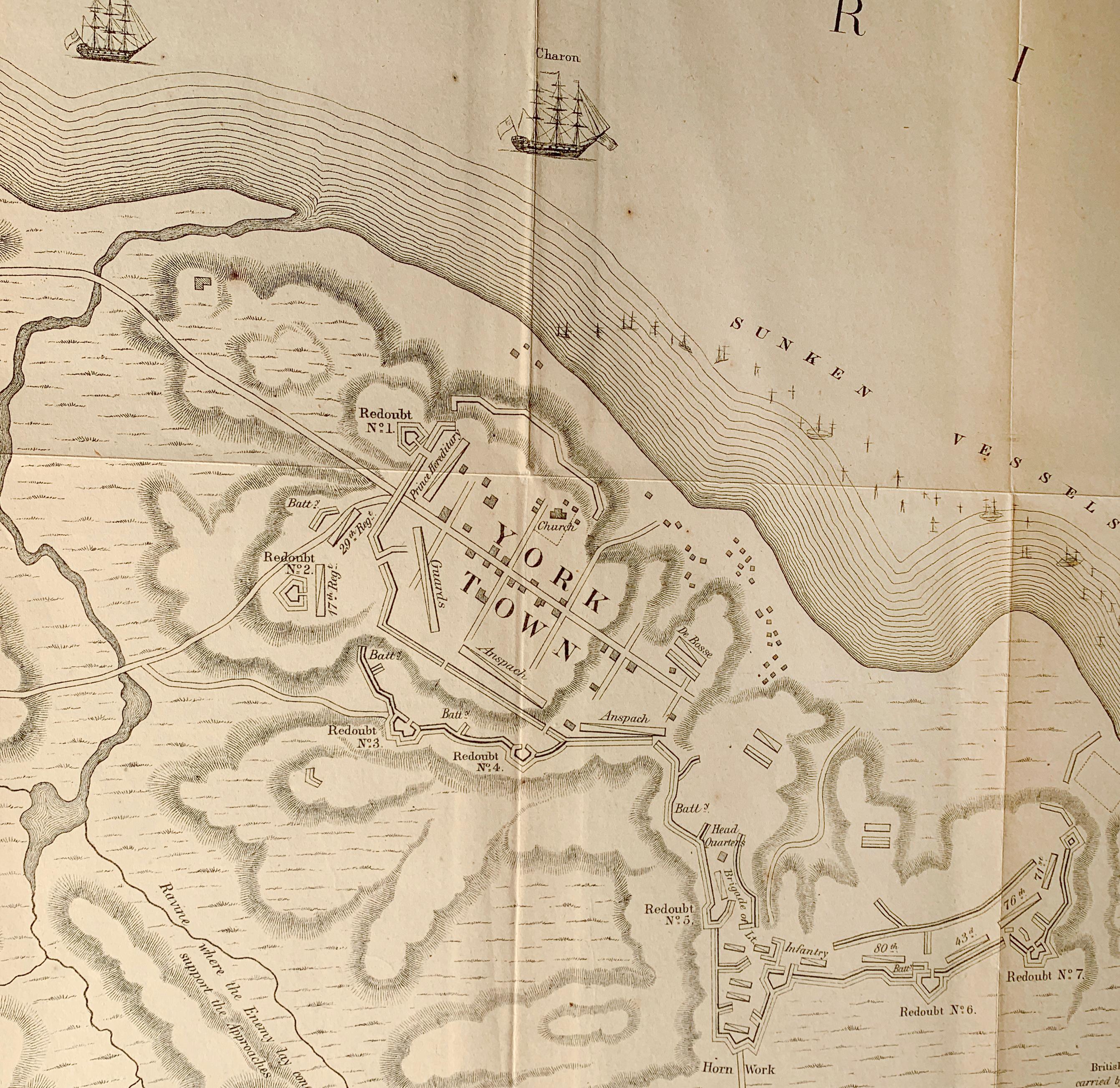 siege of yorktown map