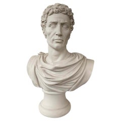 Julius Caesar Bust Sculpture ‘in Toga’, 20th Century