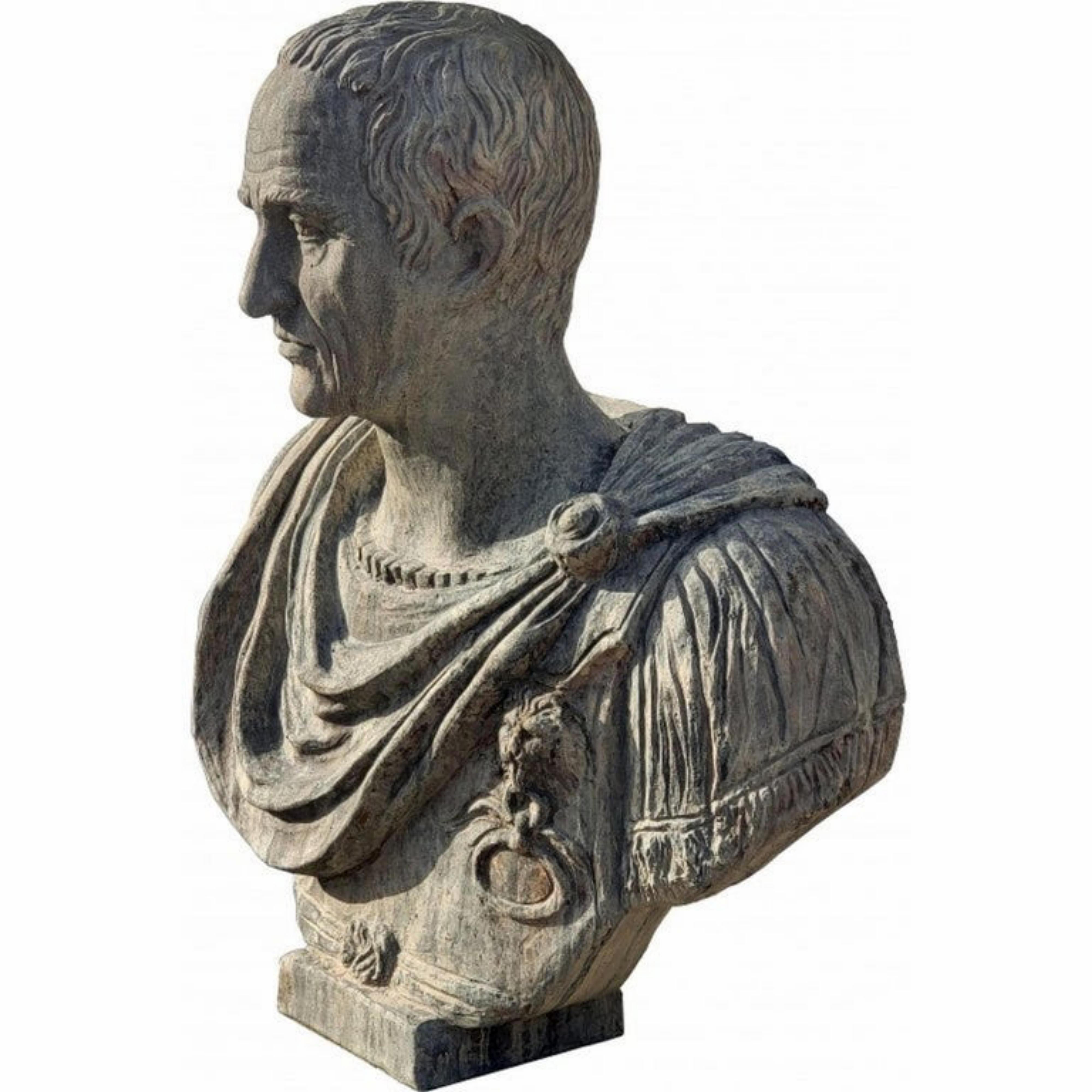 Kopie einer römischen Statue der Vatikanischen Museen von Julius Caesar aus dem frühen 20. Jahrhundert (Moderne) im Angebot