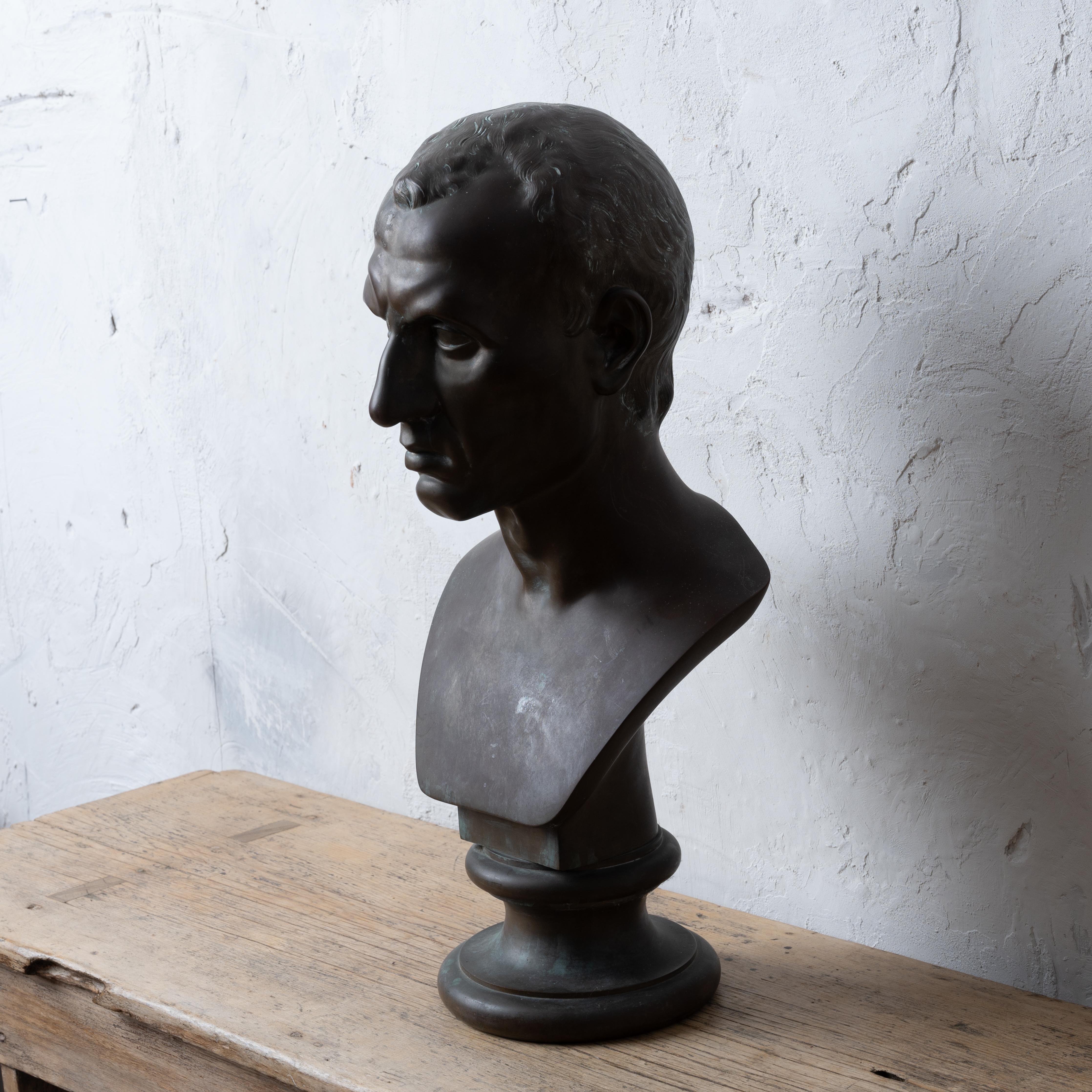 Julius Caesar Grand Tour Bust In Good Condition In Savannah, GA