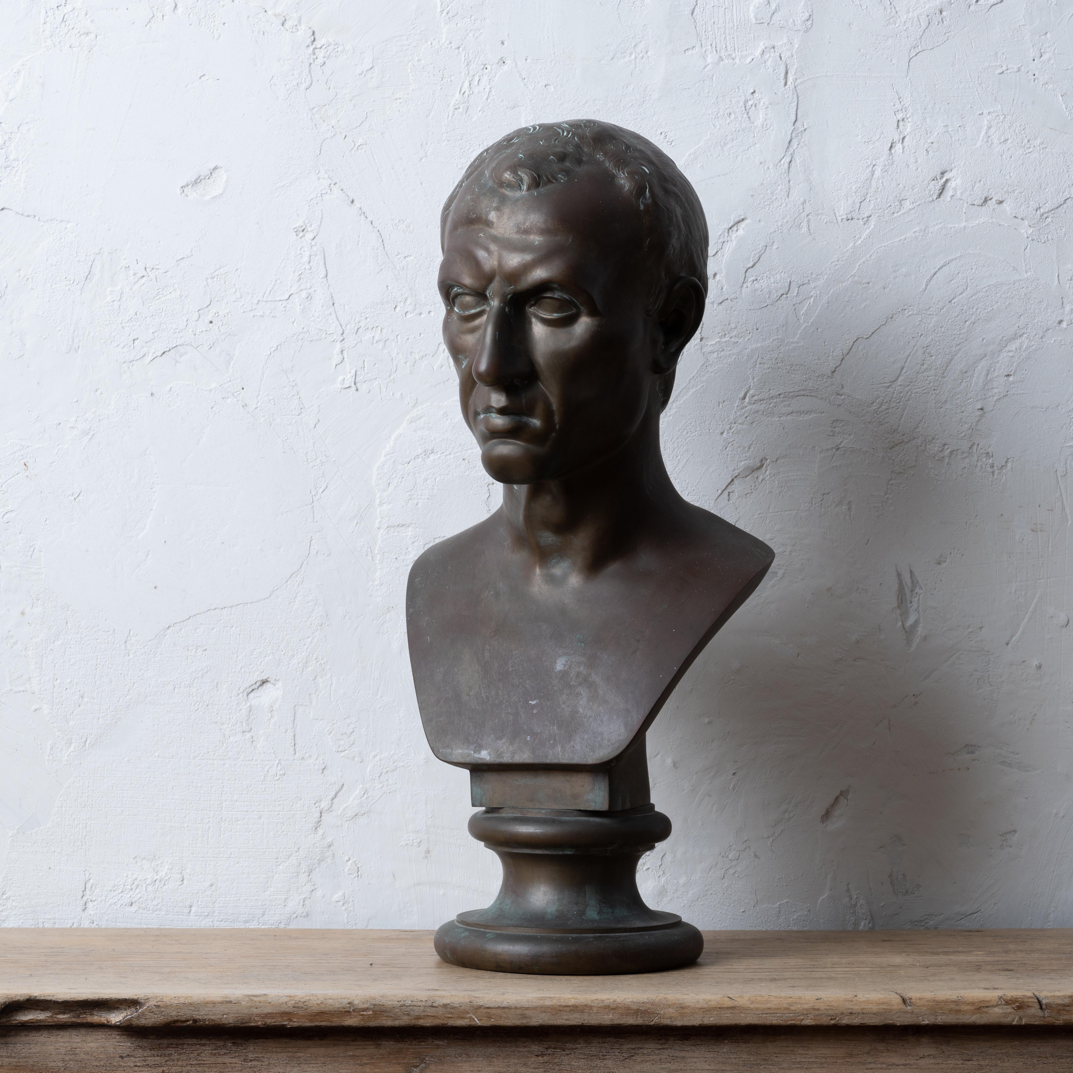 19th Century Julius Caesar Grand Tour Bust
