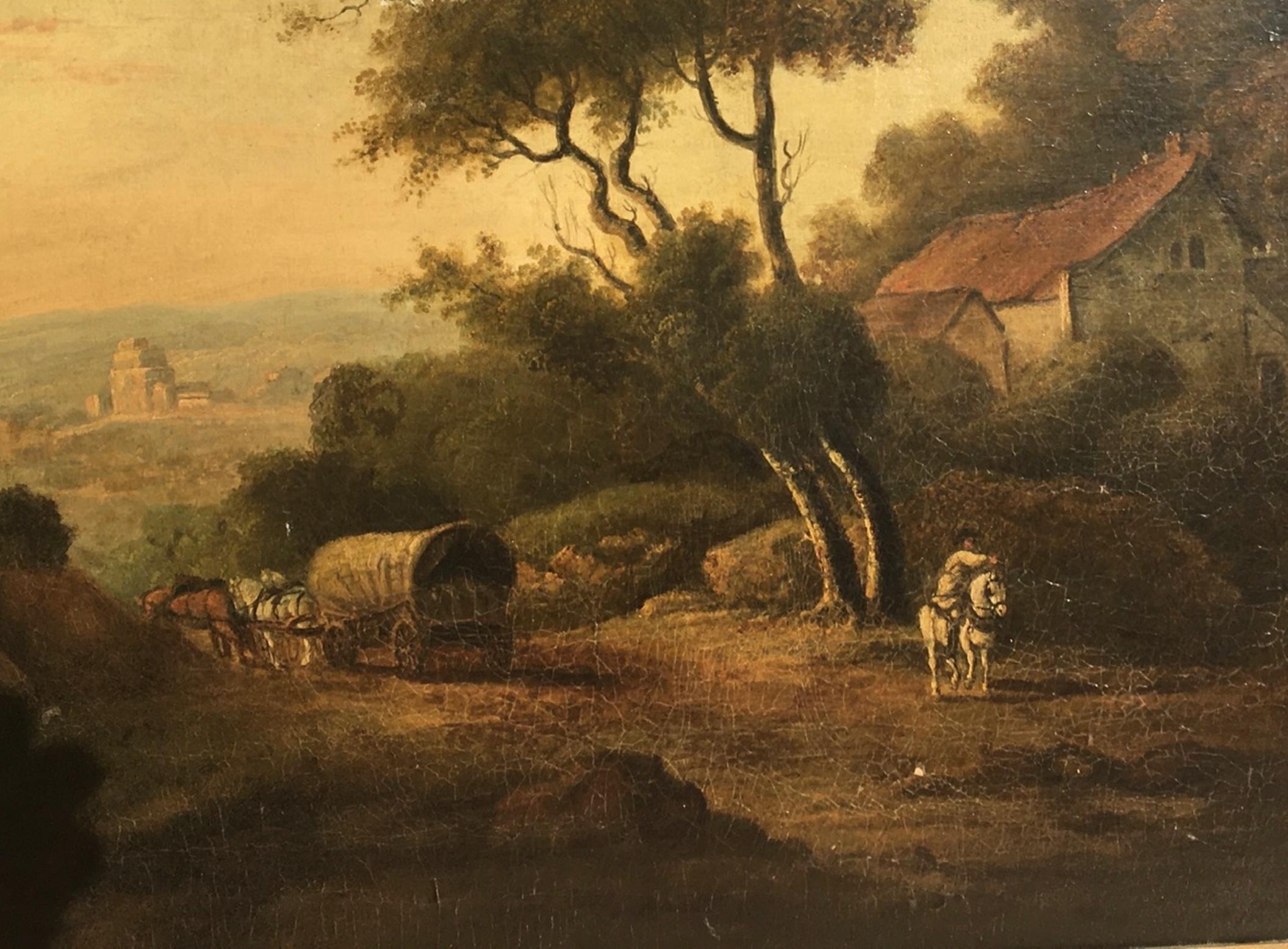 Barocco Julius Caesar ibbetson 1759-1817 Pittura antica Inglese, 18° secolo in vendita