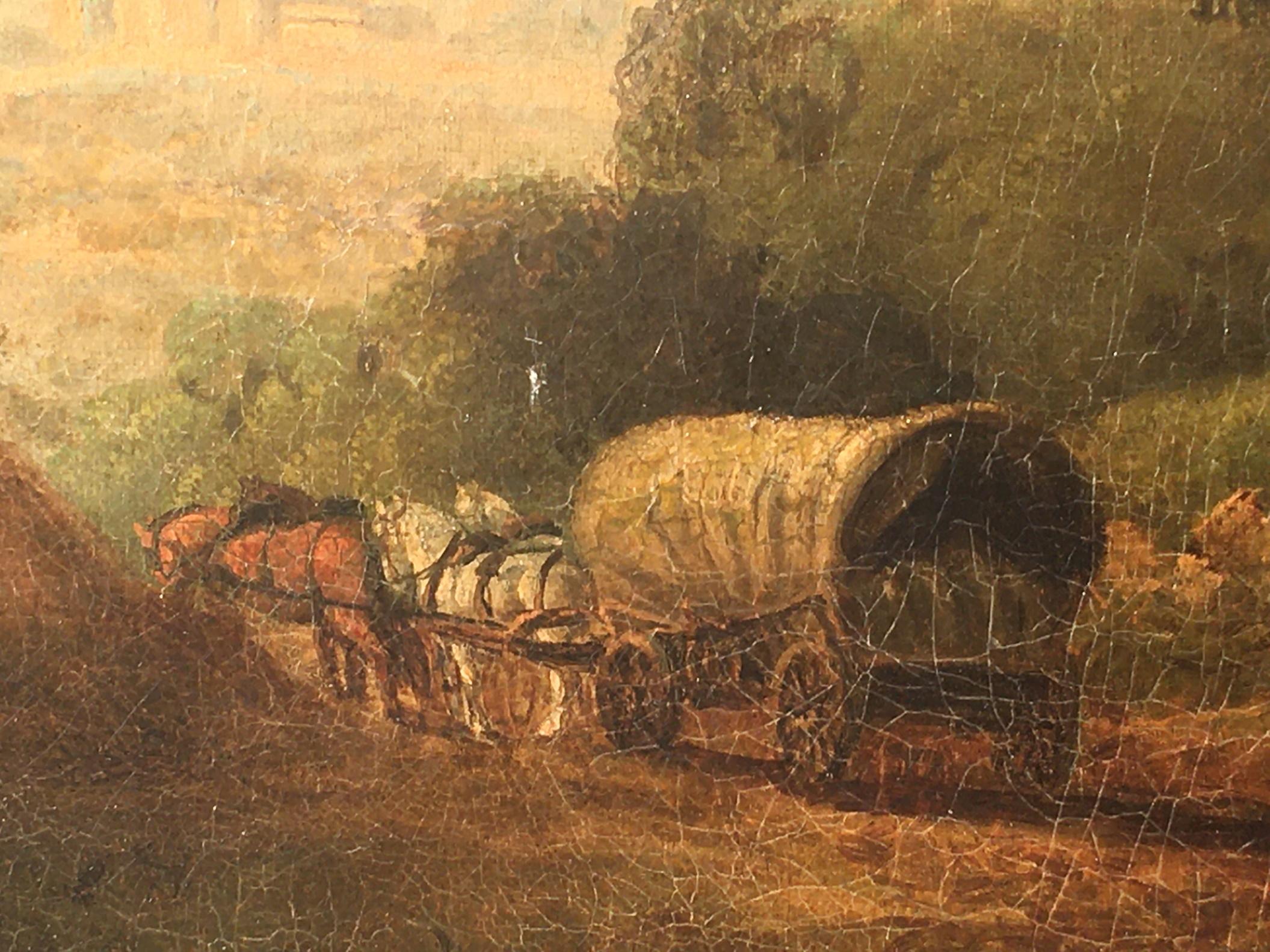 Julius Caesar ibbetson 1759-1817 Pittura antica Inglese, 18° secolo In condizioni buone in vendita a Vero Beach, FL