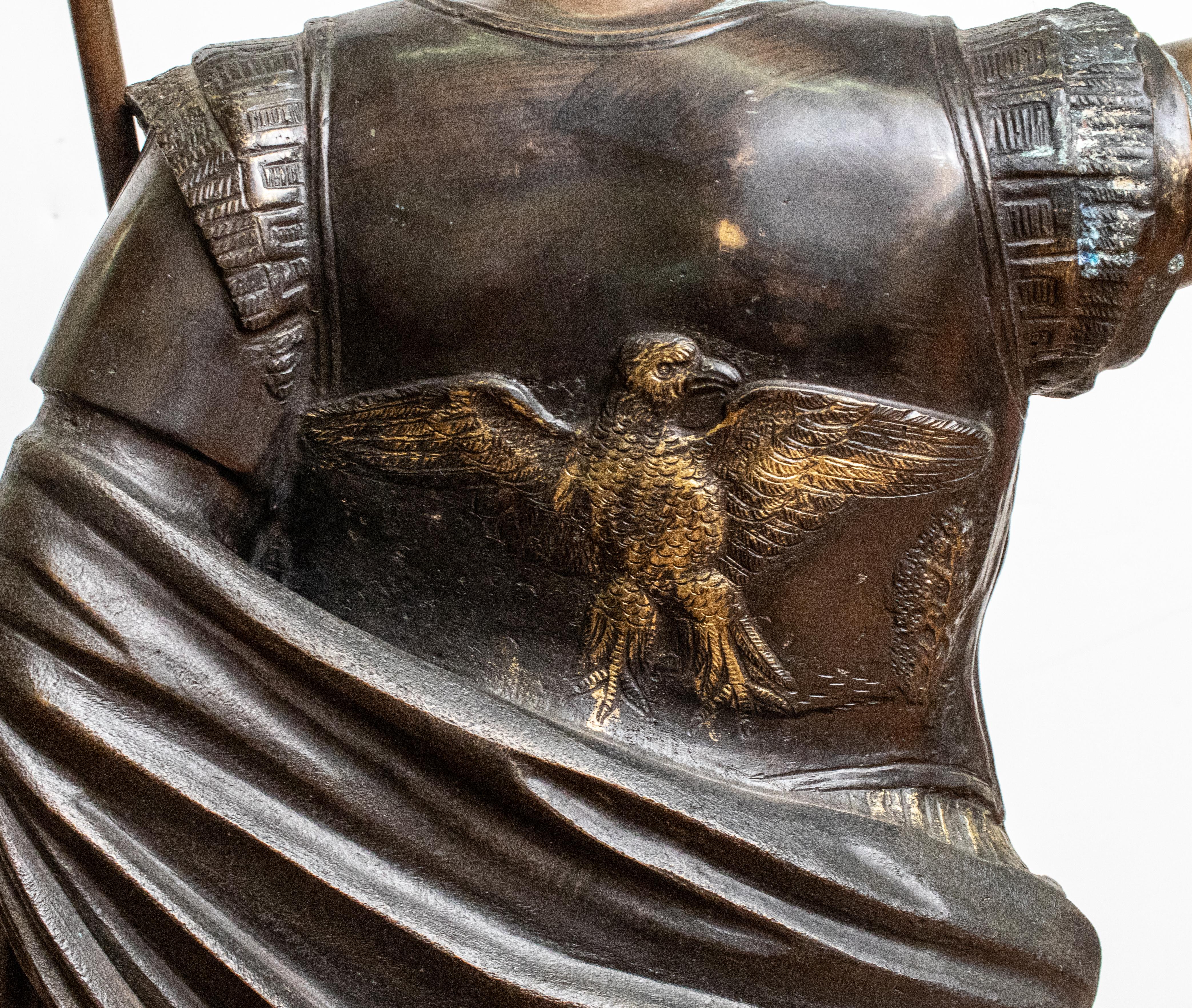 Julius Caesar Statue in Bronze In Good Condition In New York, NY