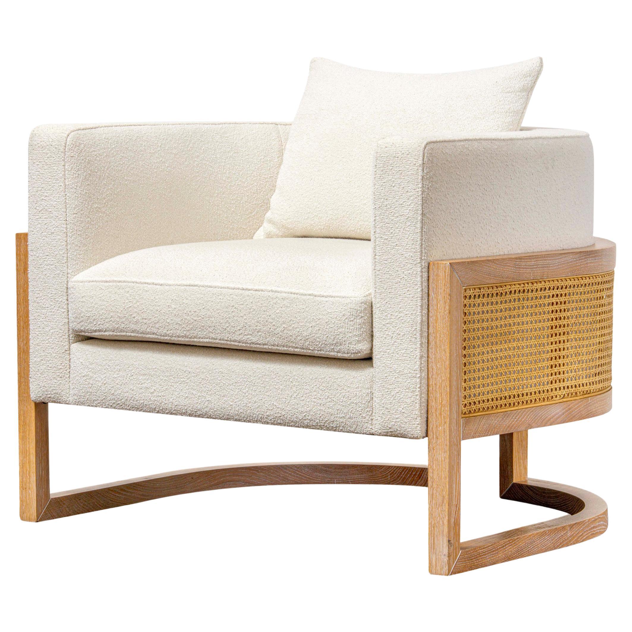 Julius Canned Armchair by Duistt For Sale